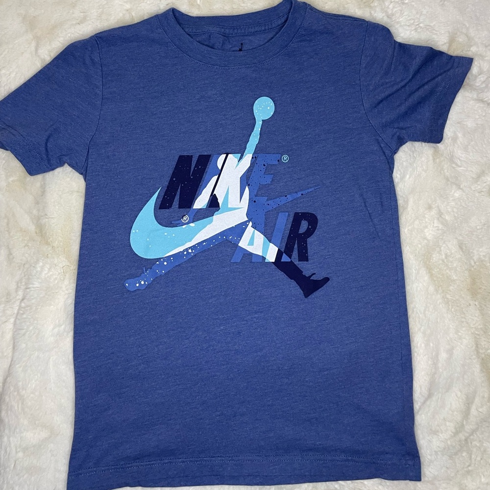 Nike Blue Air Jordan Logo T-shirt - Youth Small